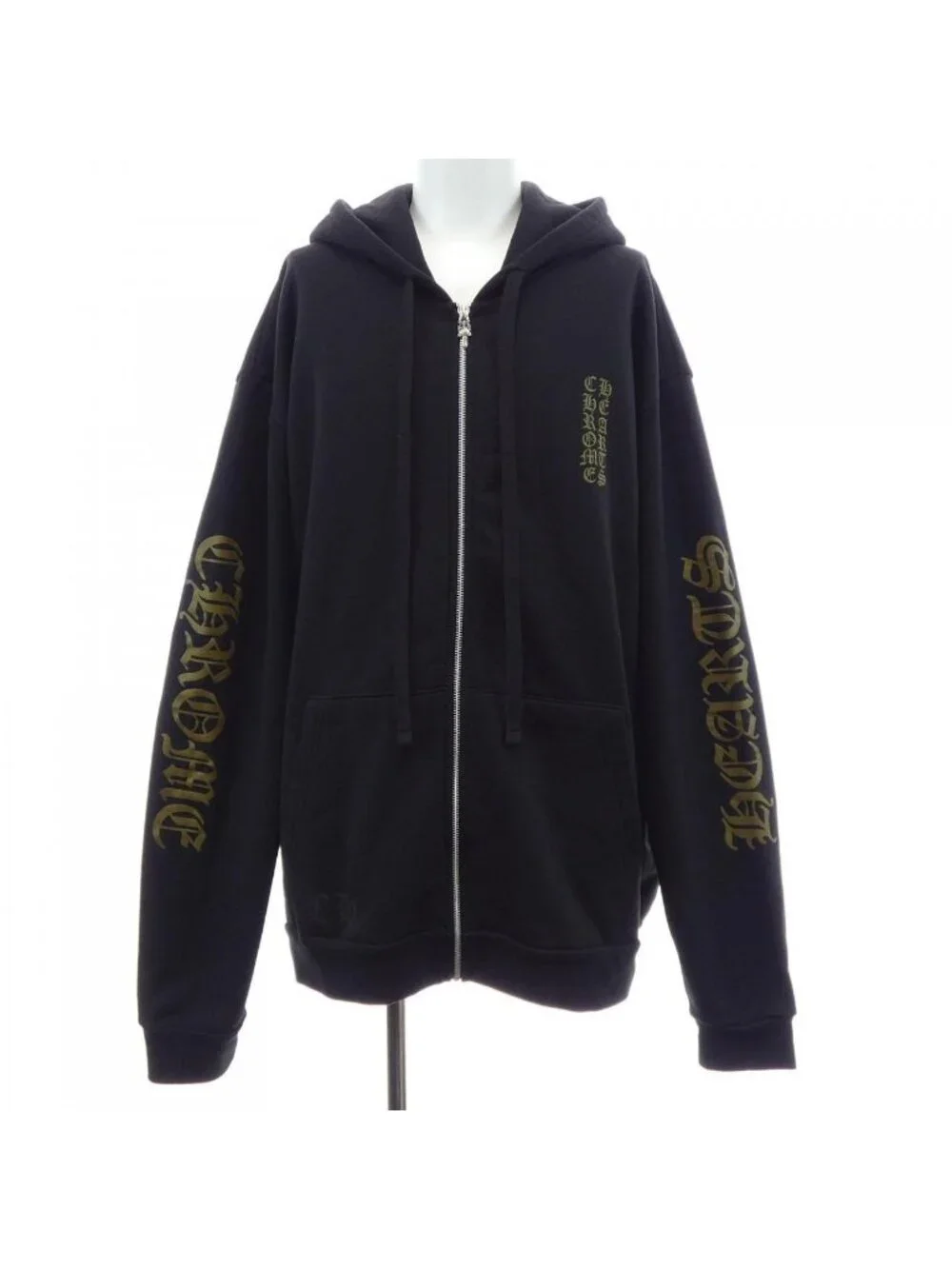 Chrome Hearts Vertical Logo Hoodie